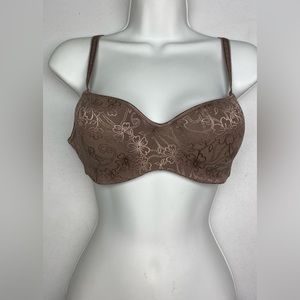 NWOT Wonderbra BRN Lightly Lined, 34C  *P1022